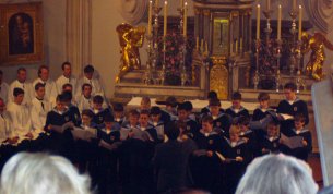 Vienna Boy's Choir at Mass in Vienna